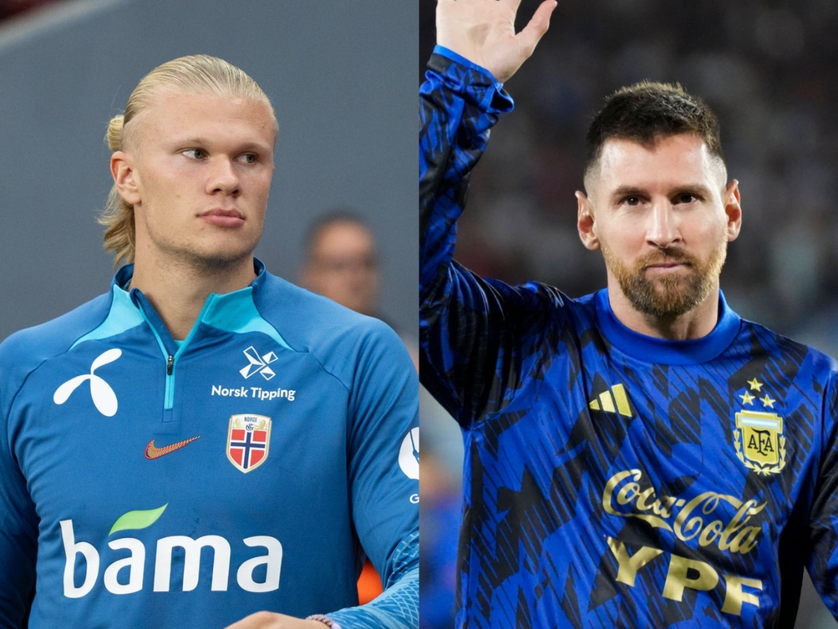 Erling Haaland’s treble not enough as Norwegian coach claims Lionel Messi deserves the Ballon d’Or, says World Cup win has more impact