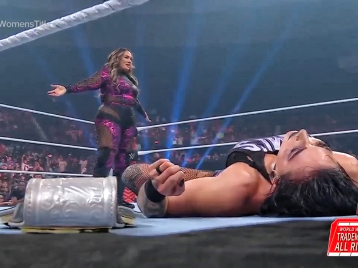 WATCH: Nia Jax continues to wreak havoc on Raw after taking out Rhea Ripley last week