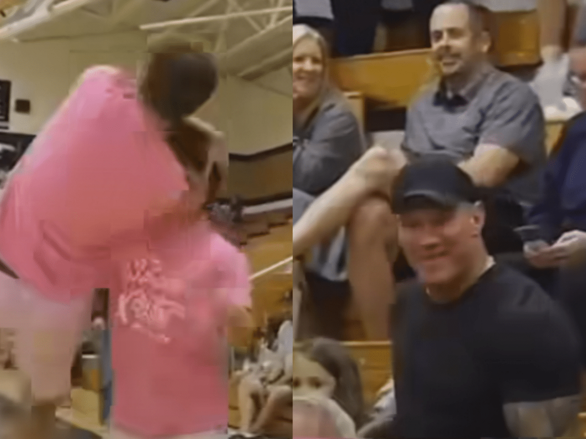 WATCH: Student gets RKO’d in front of Randy Orton during a high school volleyball game