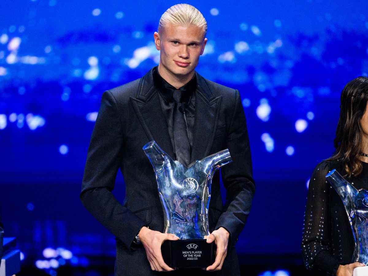 “I’m kinda living the dream,” Erling Haaland reacts after winning his maiden UEFA Player of the Year award