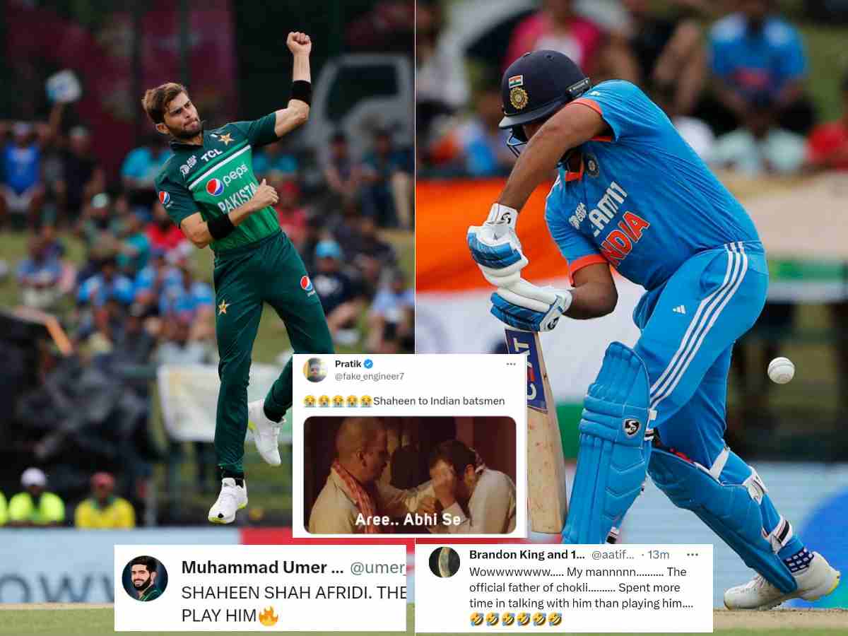 “Ye world cup layenge”- Indian fans CRUSHED after Shaheen Afridi bamboozles Virat Kohli with stunning delivery in 2023 Asia Cup