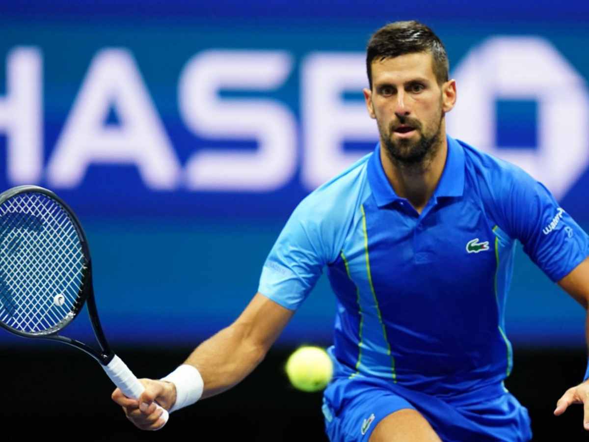 Novak Djokovic and Laslo Djere