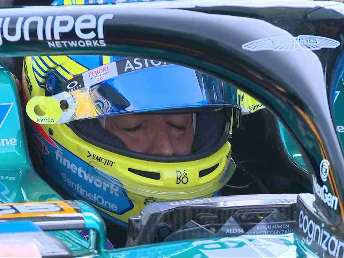 “Formation nap, Get him his deckchair”- Fans react as Fernando Alonso takes a nap before the delayed Italian GP start