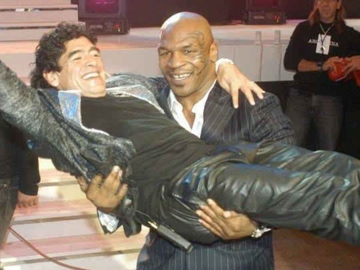 WATCH: Mike Tyson and Argentinian hero Diego Maradona’s RARE video from their legendary meeting