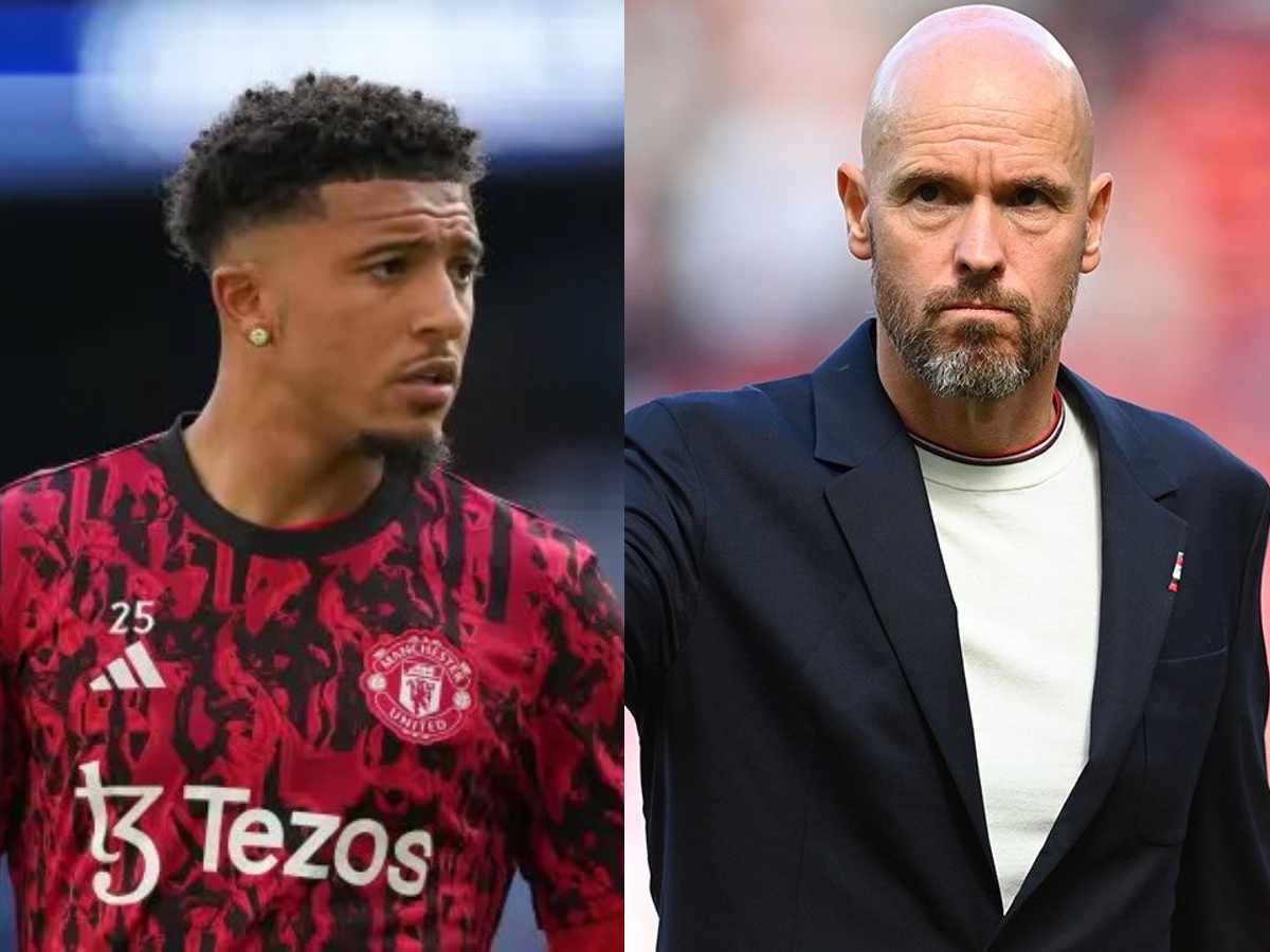 “I’ve been made scapegoat,” Jadon Sancho releases shocking statement after Erik ten Hag’s brutal comments post Arsenal defeat