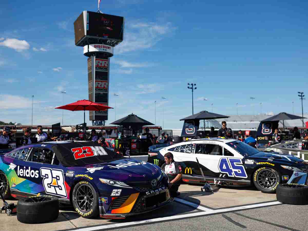 Bubba Wallace and Tyler Reddick's cars, 23XI Racing