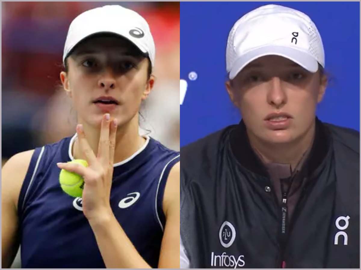 WATCH: Iga Swiatek mouths ‘F**K UP’ during her press conference while expressing her frustration following unexpected loss to Jelena Ostapenko at US Open