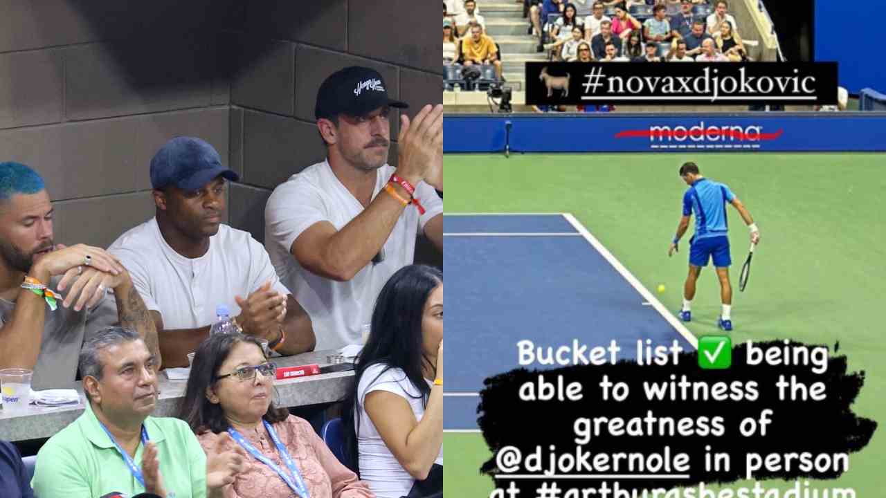 Aaron Rodgers savagely crosses out ‘Moderna’ on his IG story while hailing fellow anti-vaccine supporter Novak Djokovic at US Open