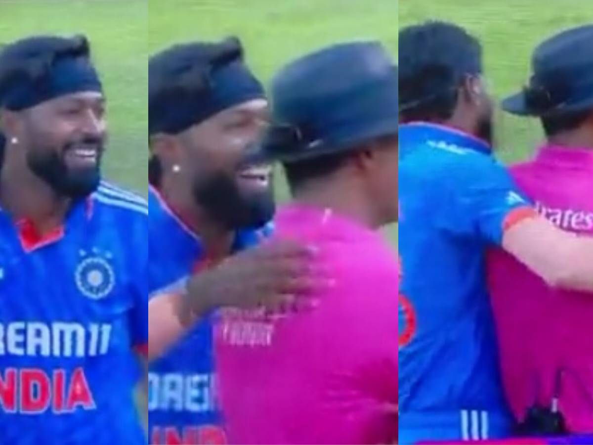 WATCH: Hardik Pandya breaks into hysterical laughter after short drizzle fools everyone during India-Nepal match in 2023 Asia Cup