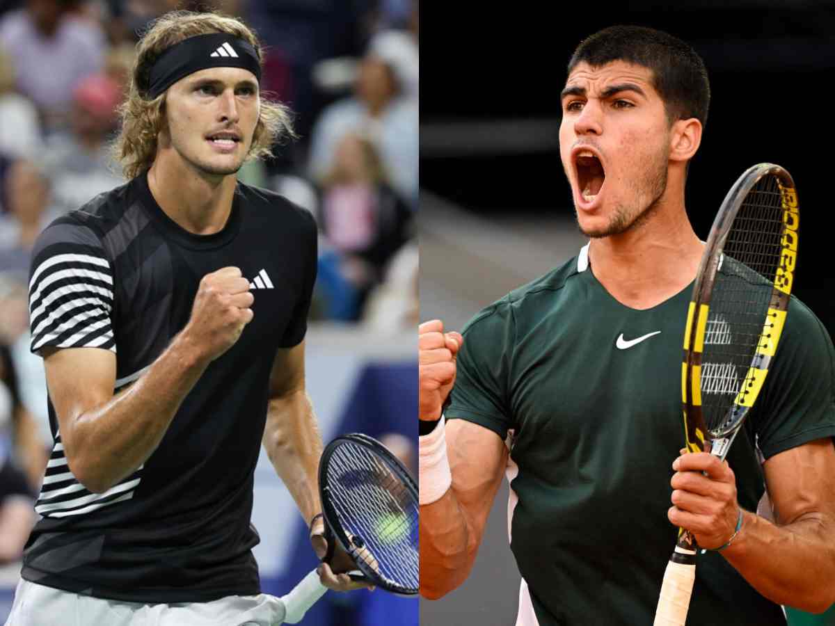 Alexander Zverev and Carlos Alcaraz