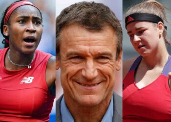 Coco Gauff (L), Mats Wilander(Centre) and Karolina Muchova (R) (Credits: Sky Sports, Reuters and USOpen.org)