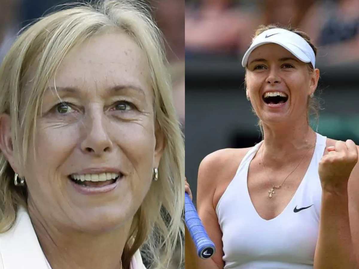 “What a joke,” Martina Navratilova shows no mercy towards Maria Sharapova after being pitted against the Russian along with Serena Williams and Steffi Graf for GOAT debate