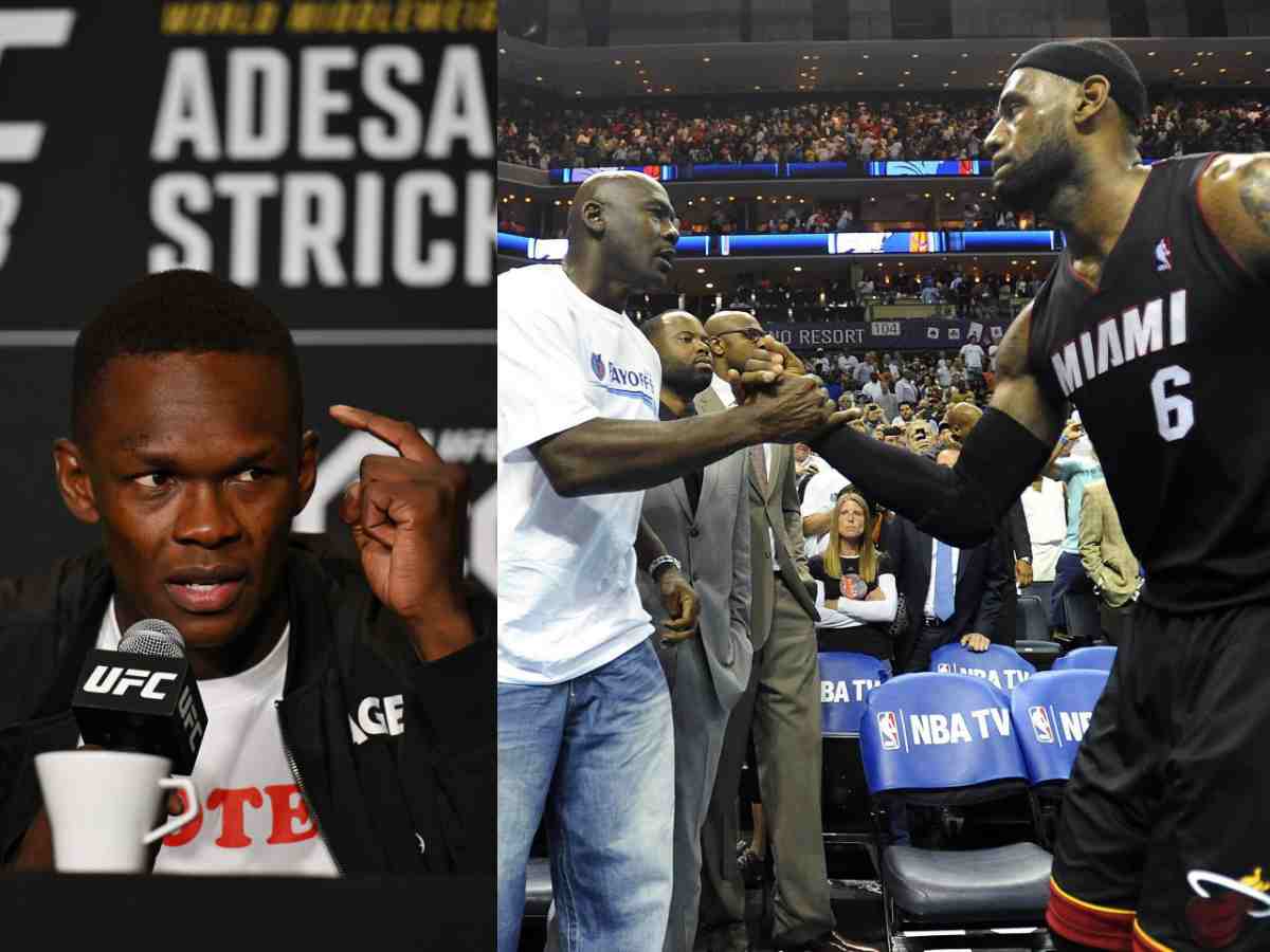 “When have you ever changed someone’s mind?” Israel Adesanya uses ‘Michael Jordan vs LeBron James’ debate to judge MMA GOAT