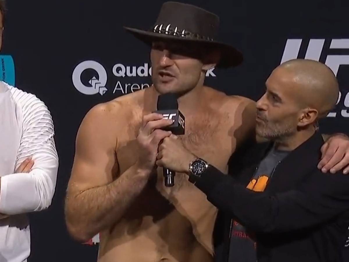 “I’m gonna lose some brain cells for you guys,” Sean Strickland’s final words before taking on Israel Adesanya in front of Australian crowd at UFC 293 leaves fans in splits