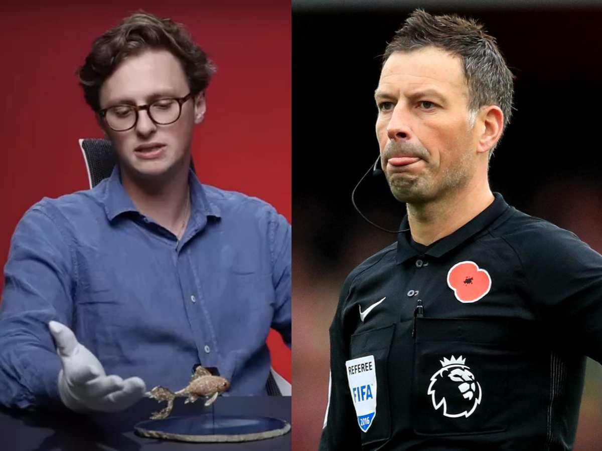 Video : Max fosh really hit legendary referee mark clattenburg with the uno  reverse card