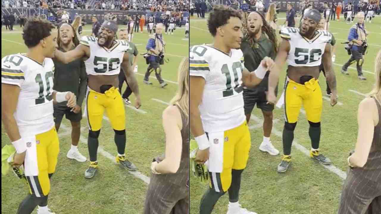 WATCH: “Stop playing with him!” – Rashan Gary sends STERN warning to everyone disrespecting Jordan Love after he threw 3 TD passes in Packers’ 38-20 victory over the Bears