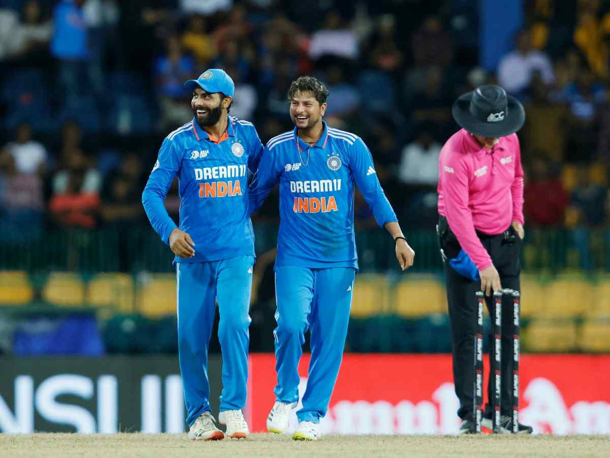 Netizens go berserk as Kuldeep Yadav's yet another brilliant spell helps India reach final of the 2023 Asia Cup