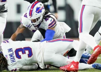Damar Hamlin suffered a cardiac arrest last year against the Cincinnati Bengals