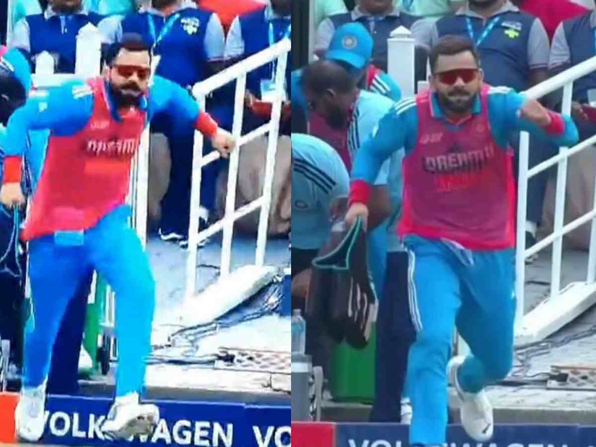 WATCH: ‘Water Boy’ Virat Kohli runs in a FUNNY way while delivering drinks to teammates during India’s match against Bangladesh in Asia Cup