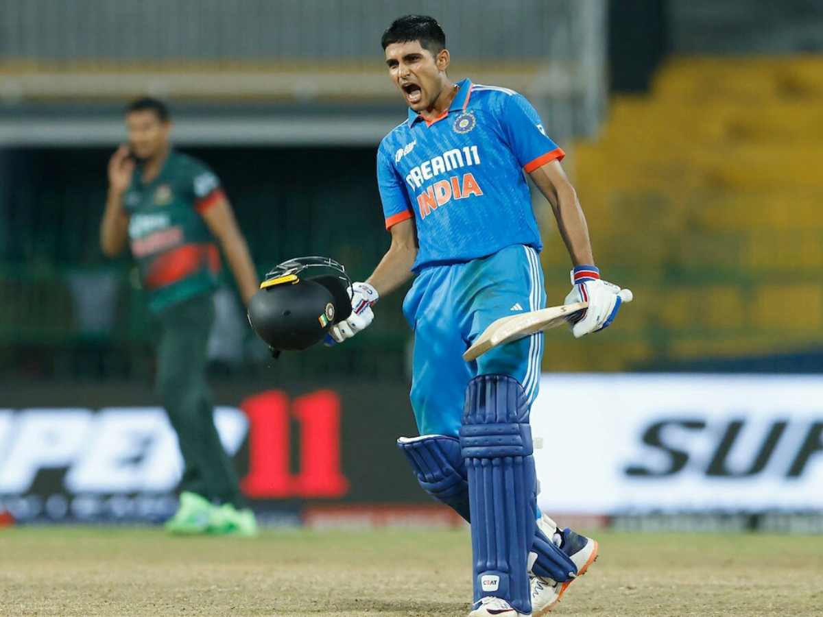 “Ek baar tera Ahmedabad waala Joke phirse marna”- Netizens laud Shubman Gill as he saves India from collapsing against Bangladesh with his 5th ODI century