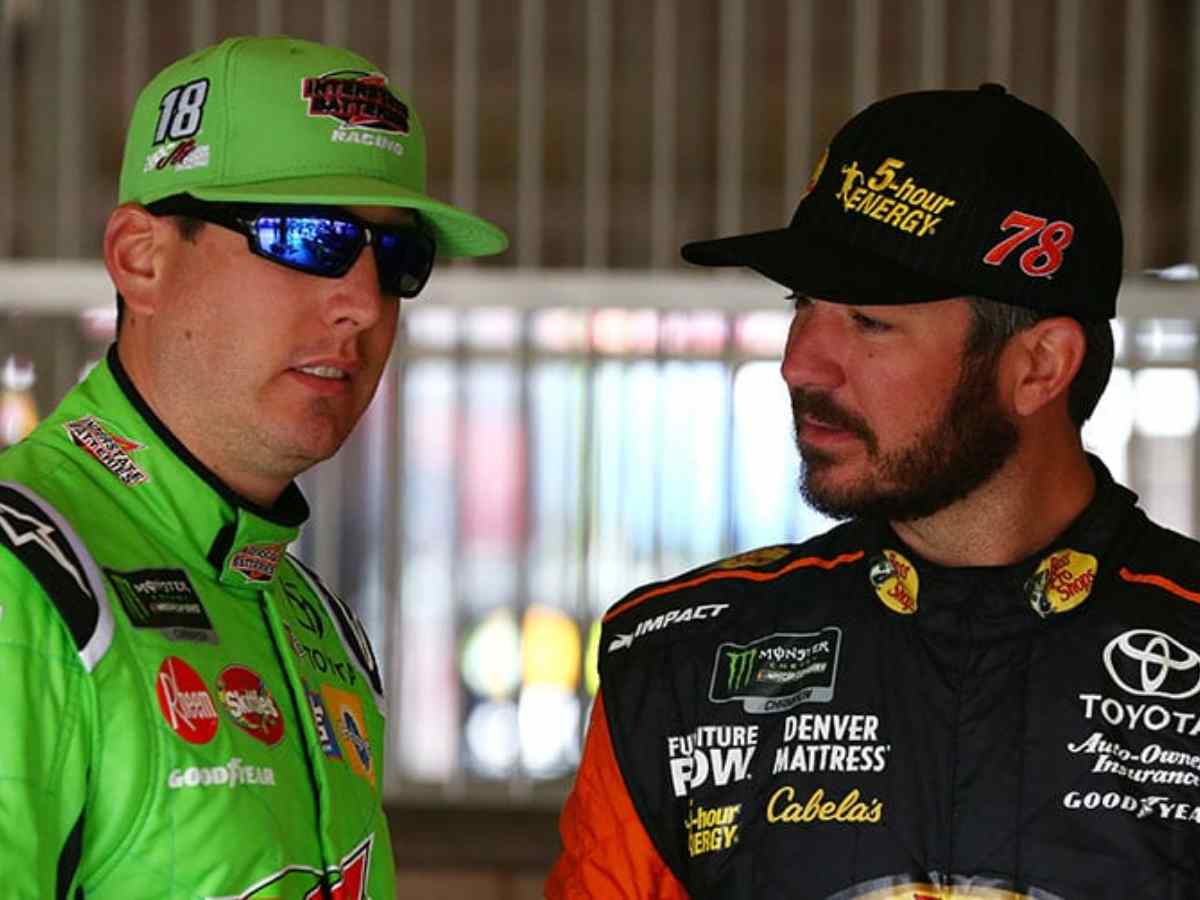 Kyle Busch and Martin Truex Jr. 