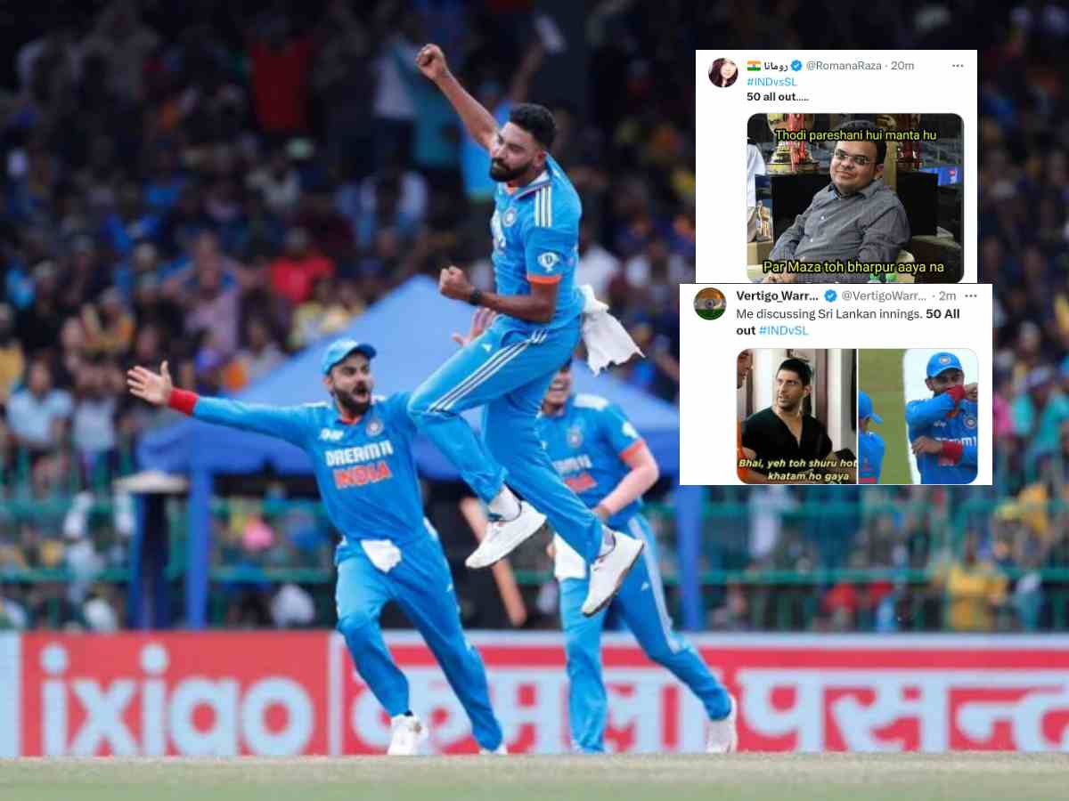 “Bhai yeh toh shuru hote hi khatam ho gaya”- Netizens left DUMBFOUNDED after Sri Lanka post mere 50 in Asia Cup Final against India