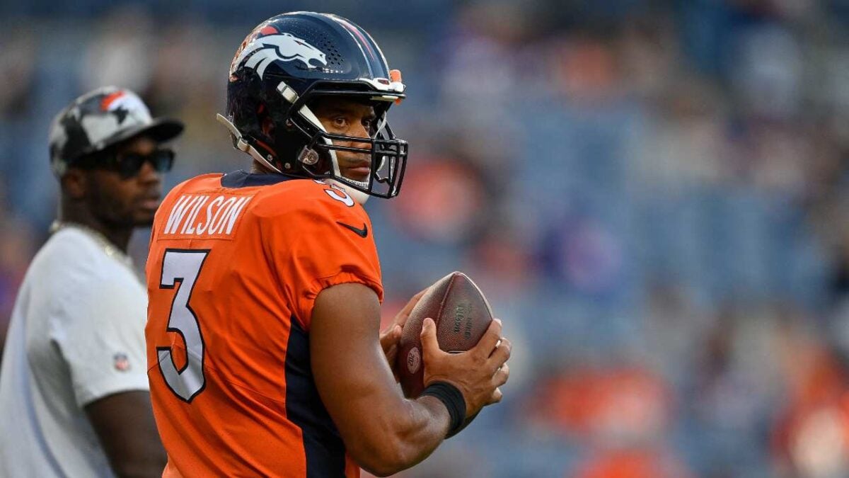 “He is 34 and he looks like he’s 39!” Colin Cowherd BASHES Russell Wilson after the Broncos blew an 18-point lead against the Commanders to go 0-2
