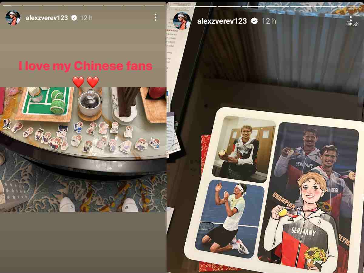 Few Gifts that Zverev shared (Via Instagram @alexzverev123)