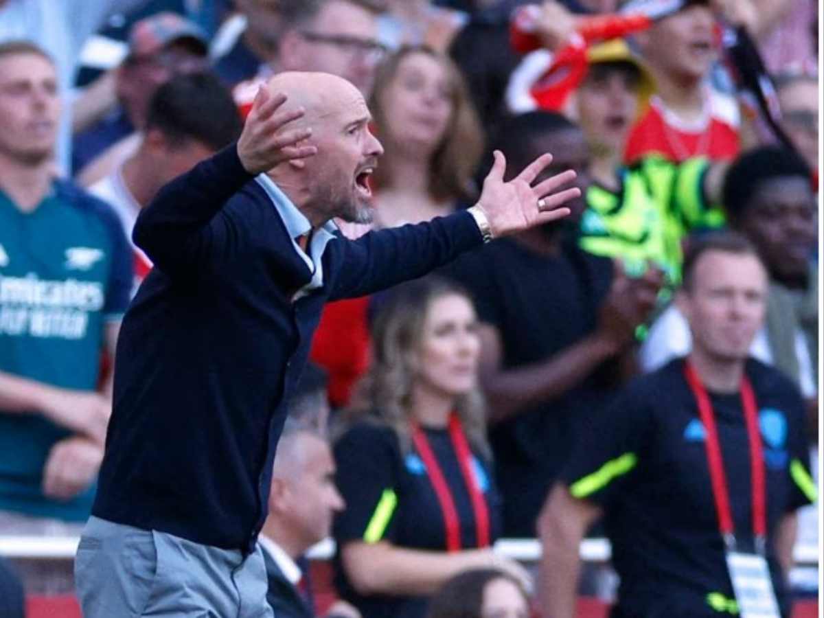 Manchester United manager Erik ten Hag. 