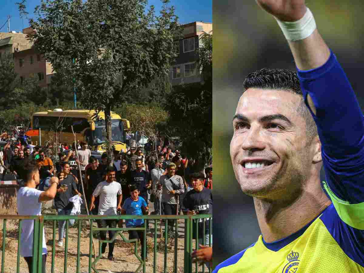 WATCH: Al Nassr’s training CANCELLED after Cristiano Ronaldo’s unreal reception in Iran as fans flood the hotel