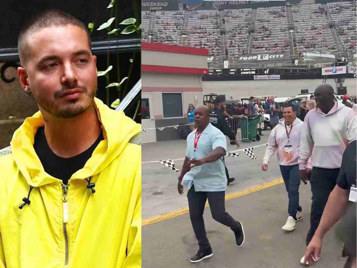 WATCH: Michael Jordan’s security thwarts ‘Prince of Reggaeton’ J Balvin’s attempt to greet Jordan ahead of the Bristol NASCAR Cup race