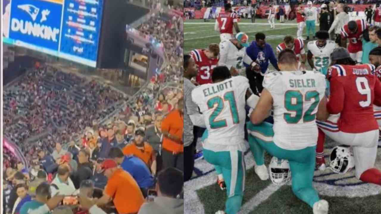 “Lock him in jail”- NFL Twitter DEMANDS prison time for a Dolphins fan who punched a 53-year-old Patriots fan at Gillette Stadium resulting in his tragic demise