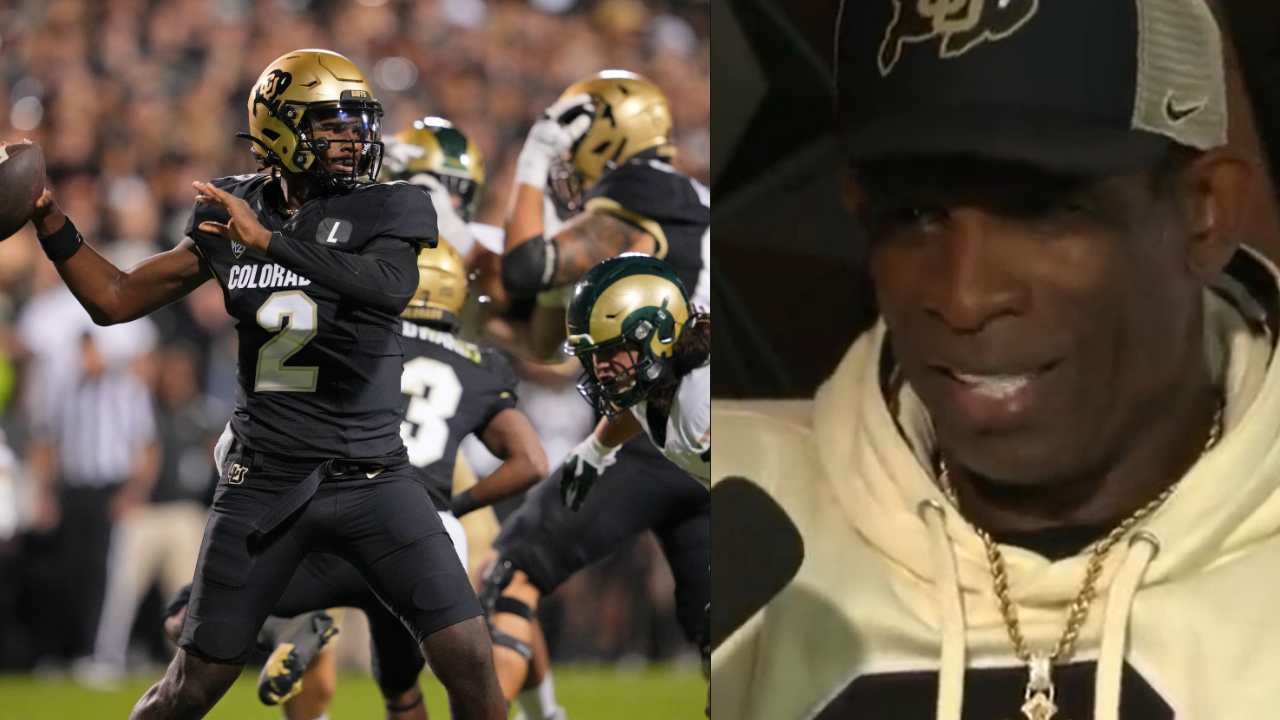 Deion Sanders believes his son Shedeur Sanders won’t take the ‘backseat’ to top No.1 pick prospect Caleb Williams in the draft