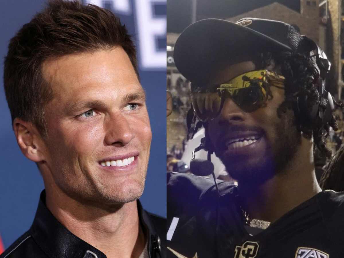 Tom Brady and Shedeur Sanders.