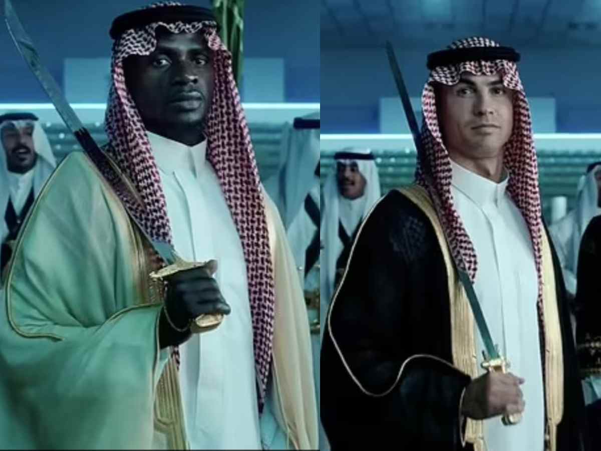 WATCH: Cristiano Ronaldo and Sadio Mane spotted holding swords while sporting traditional Saudi Arabian attire in Al Nassr’s latest promotional video