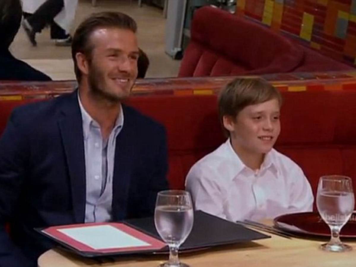 David Beckham and son, Brooklyn Beckham made a guest appearance on Hell's Kitchen.