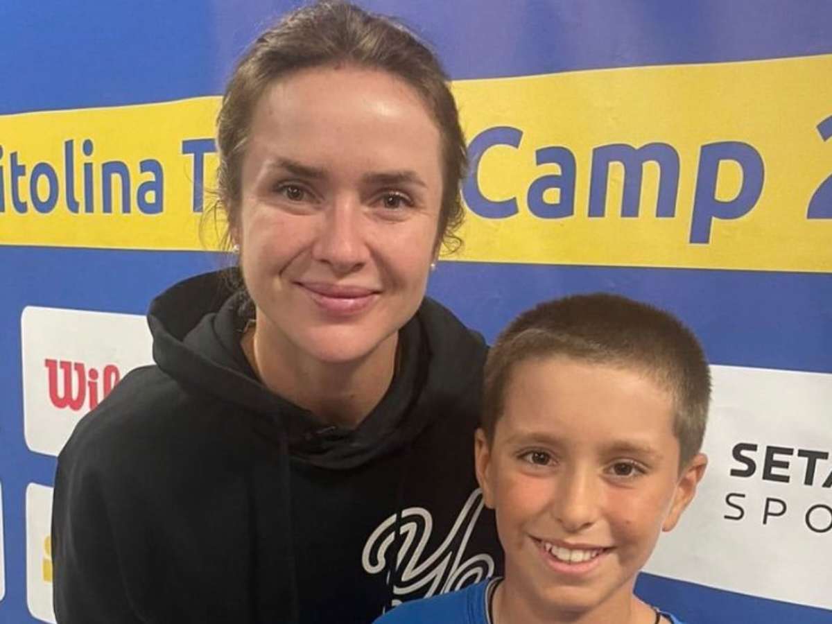 WATCH: Elina Svitolina surprises junior players at her camp in Poland which was forced out of Ukraine for the second year in a row due to the war with Russia