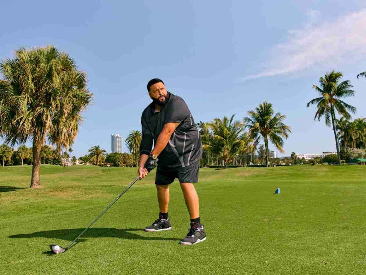 DJ Khaled lifts lid on new-found love of golf from 15lb weight