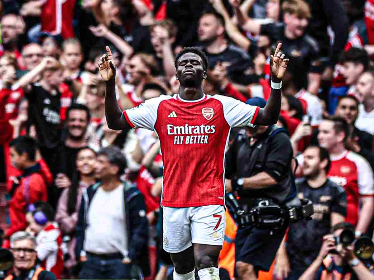 Arsenal star Bukayo Saka. 