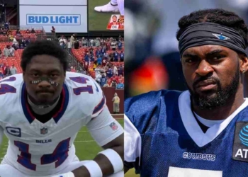 Stefon Diggs (L) and Trevon Diggs (R)