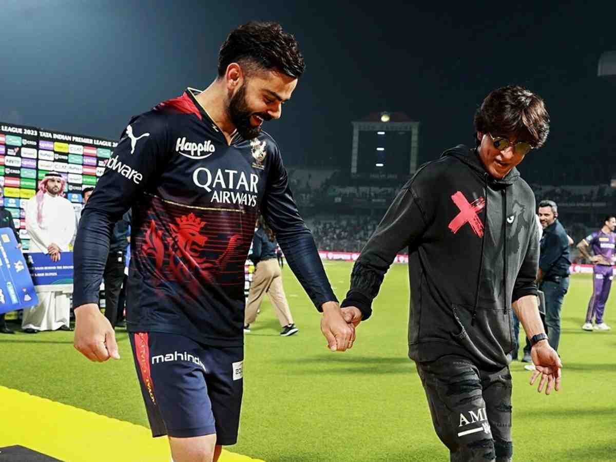 “Bhai damaad jaisa hai humaara,” Shah Rukh Khan shuts down fanwars, says he prays for Virat Kohli’s well being