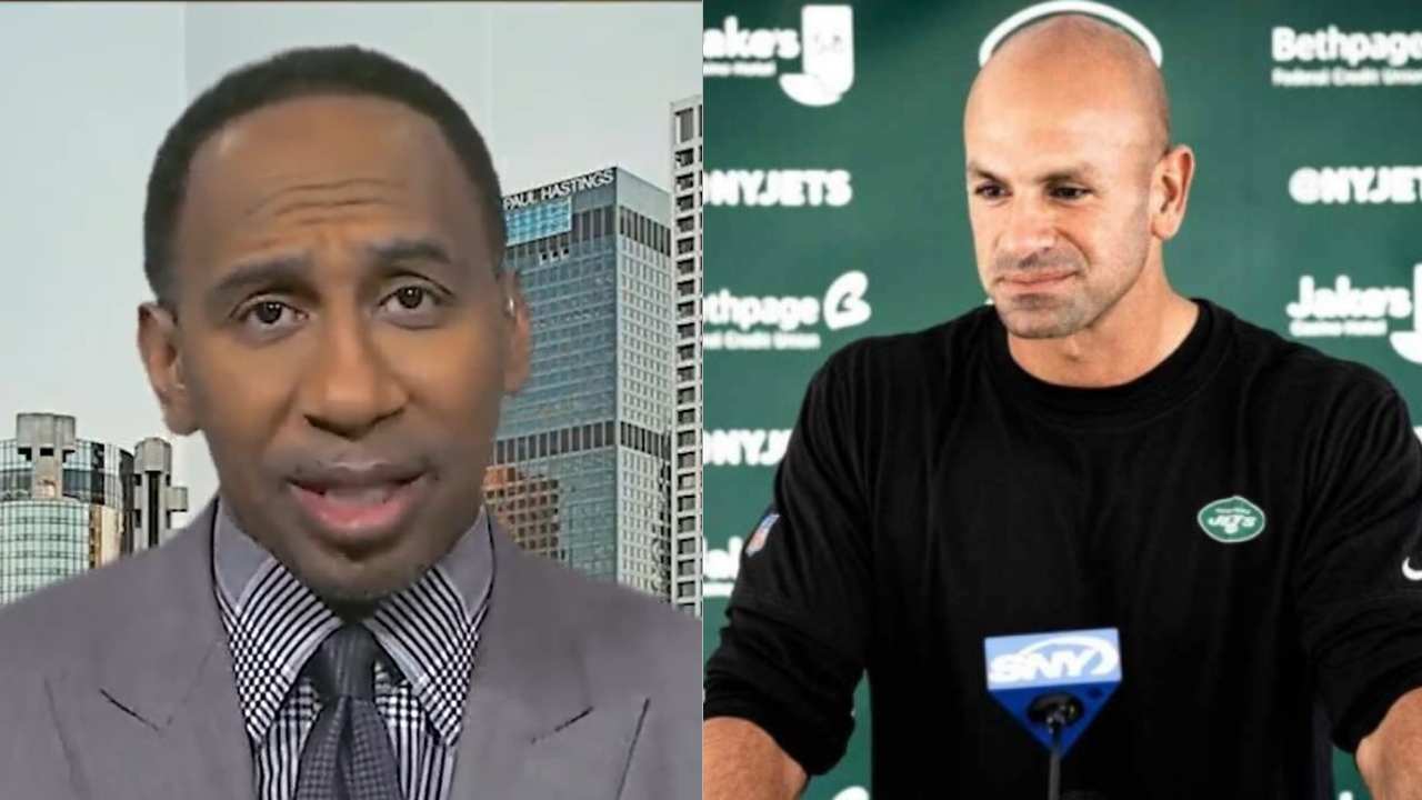 Stephen A. Smith SLAMS Jets HC Robert Saleh for defending Zach Wilson claiming the QB ‘deserves’ all the heat he’s receiving