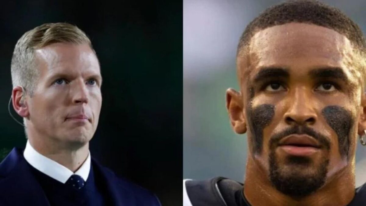 “He’s essentially encouraging a bounty” – Chris Simms faces fans’ heat for claiming the defensive coach should ‘try to kill the QB’ over Jalen Hurts’ ‘Tush Push’ play
