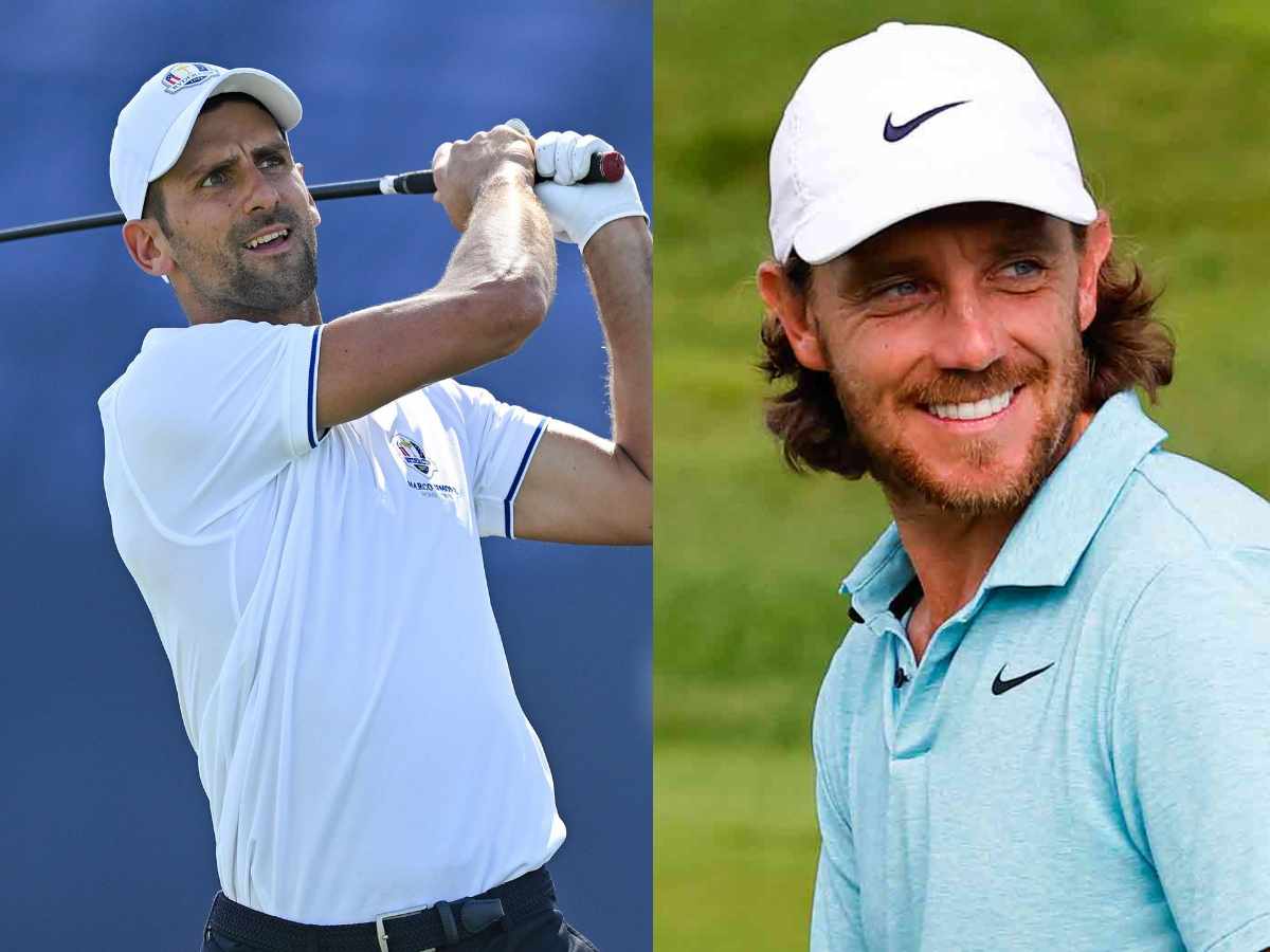 WATCH: Novak Djokovic turns fan boy for English golfer Tommy Fleetwood at the Ryder Cup 2023