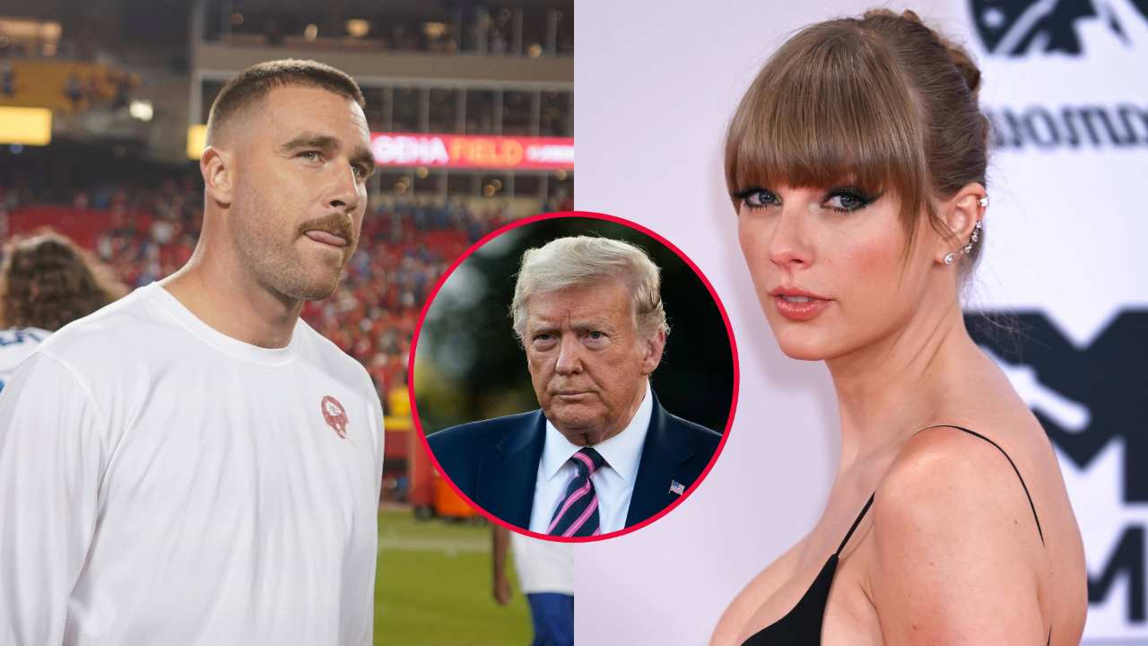 “Go back to jail” – Donald Trump torched on social media for wild Travis Kelce and Taylor Swift take