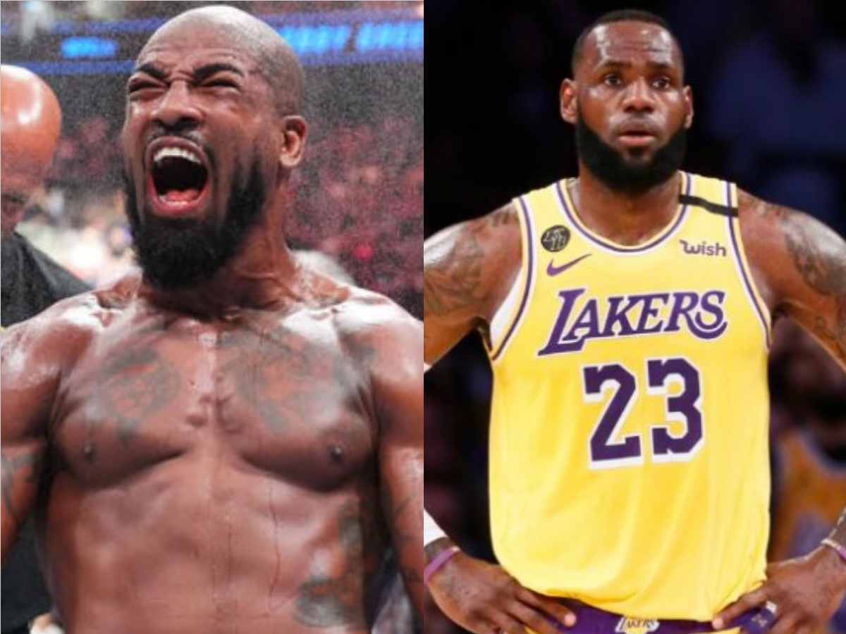 Bobby Green (l; via UFC.com); LeBron James (R; via NBA.com)