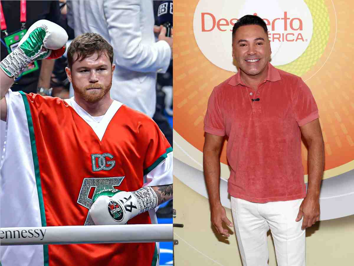 “Steals from boxers!” Oscar De La Hoya threatens to sue Canelo Alvarez after press conference outburst