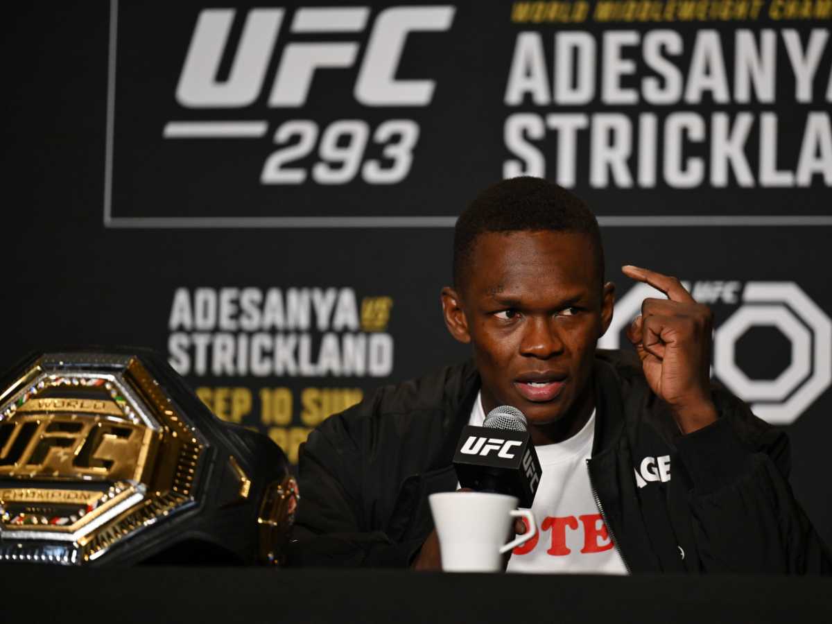 “I flicked my dog’s…” – Fans disgusted as Israel Adesanya explains disturbing interaction with pet dog ahead of UFC 293