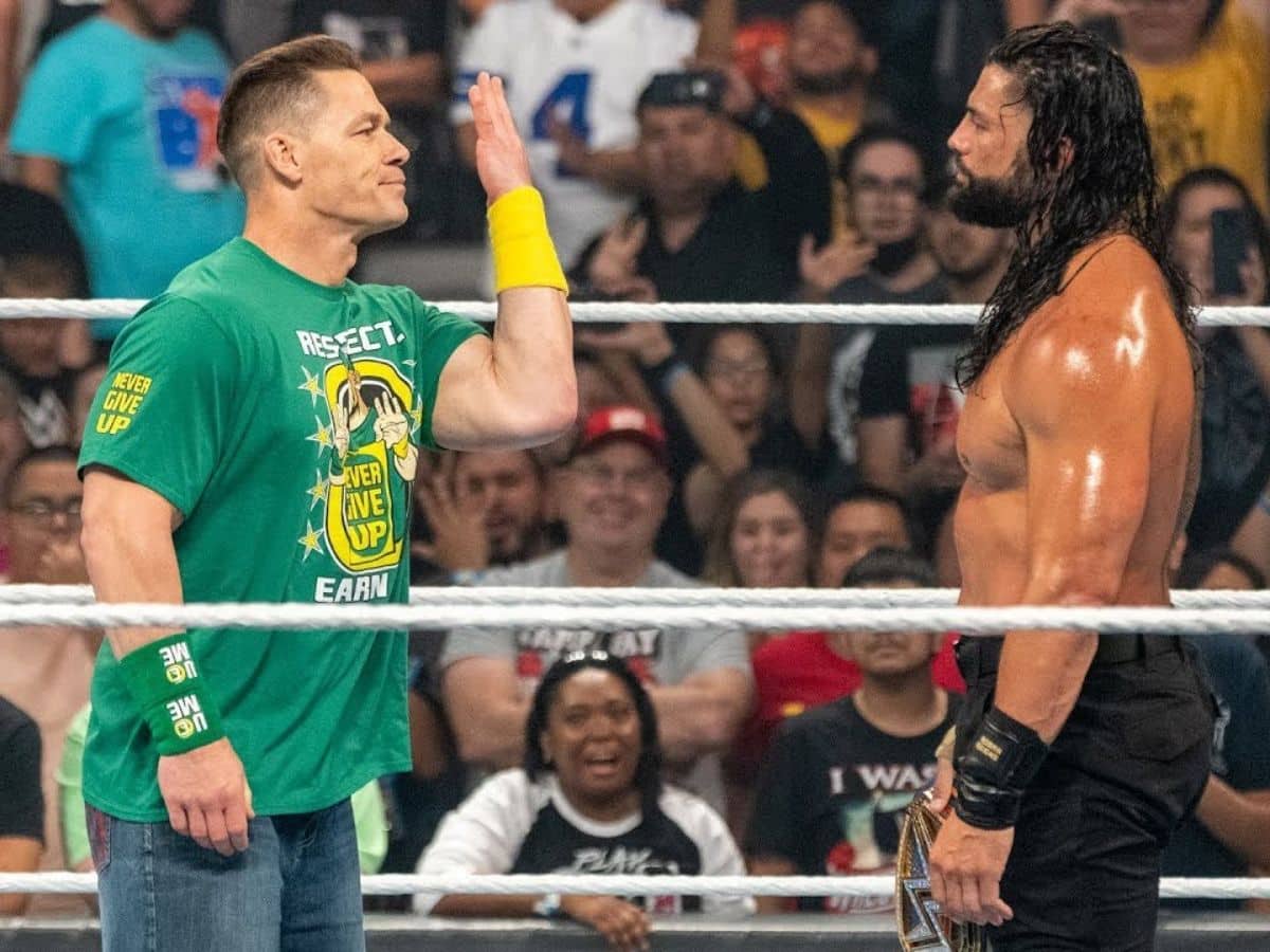 John Cena and Roman Reigns