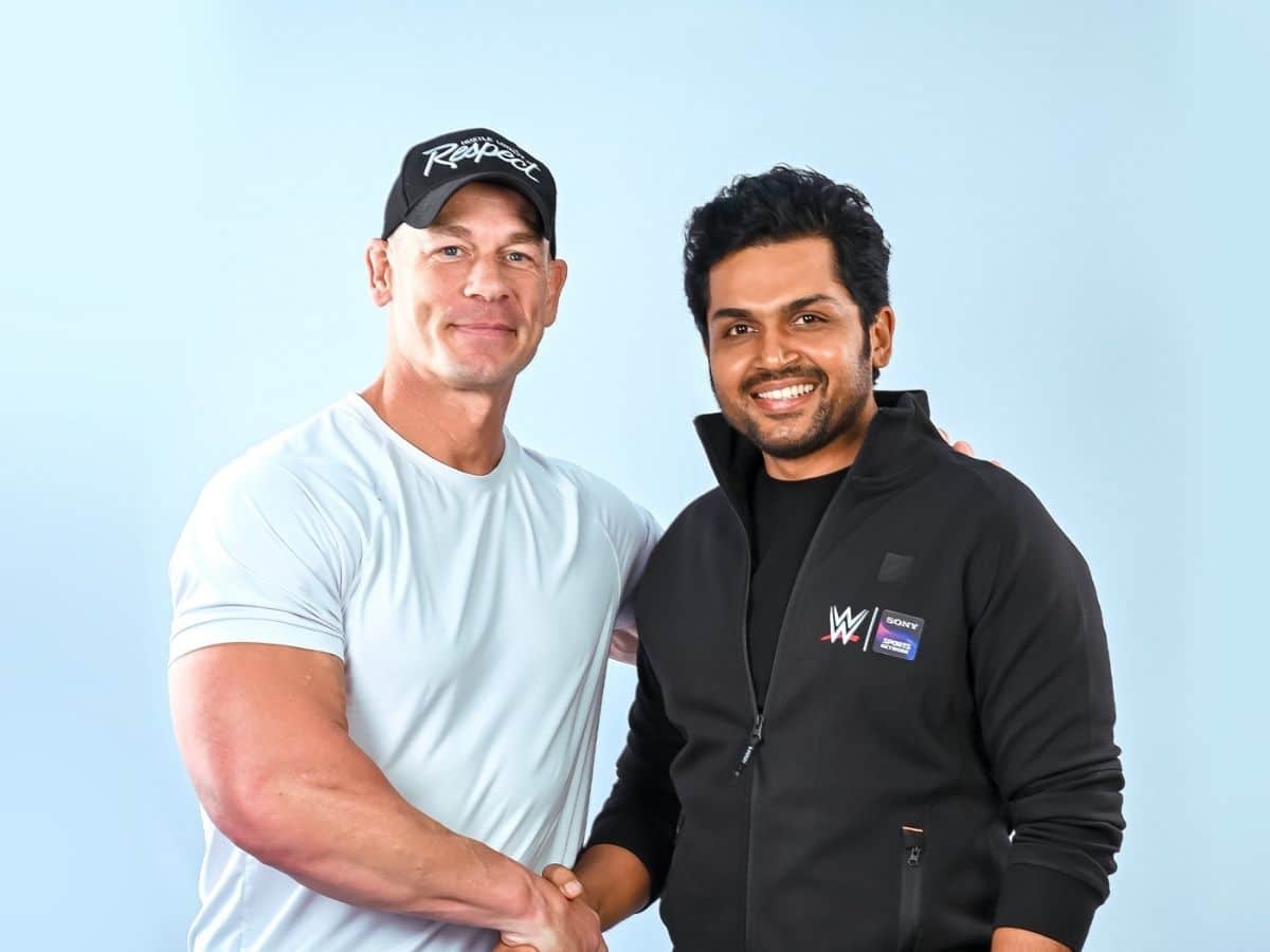 John Cena and Tamil Star Karthi